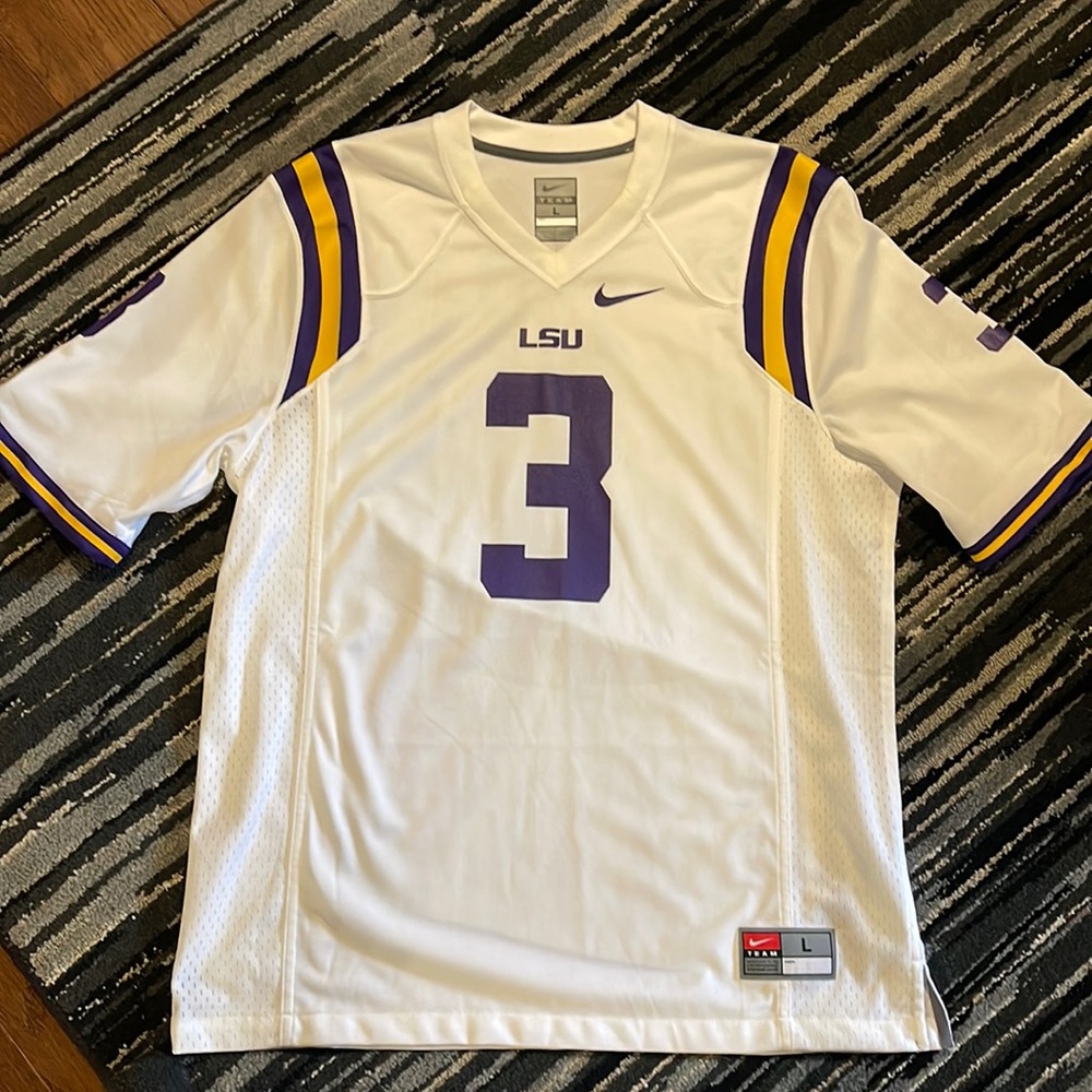 Odell Beckham Jr - Authentic Nike LSU Jersey - Large